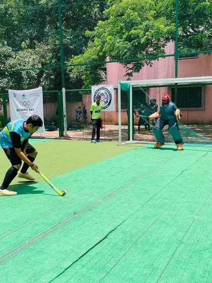 Another penalty stroke drill, focusing on shot accuracy and power. Repetition in these scenarios builds the muscle memory needed for competition.