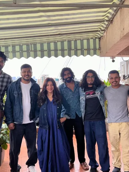 An exciting moment meeting and working with director Zoya Akhtar and her team during a shoot in Mumbai.