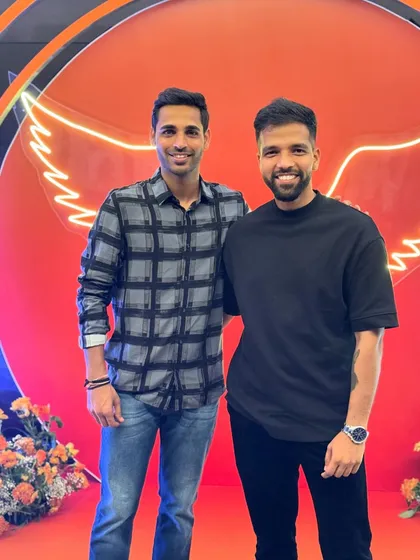 A great moment with Bhuvi. Our partnership is built on years of hard work, trust, and mutual respect.
