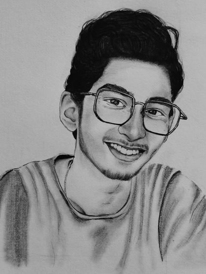 The second portrait in the trio. Capturing a genuine smile and the reflection in the glasses was a satisfying challenge. It's all about bringing out the subject's personality.