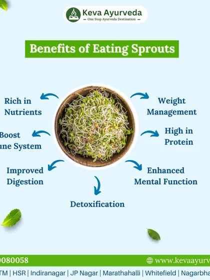 Sprouts are a nutritional powerhouse. They are rich in protein and nutrients, aid in weight management, improve digestion, and help boost your immune system.