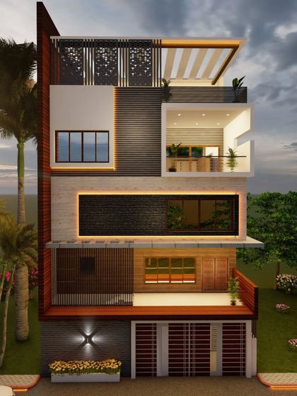 RJ Interiors & Architecture - Design & Build Services Modern Home Exteriors photo 61