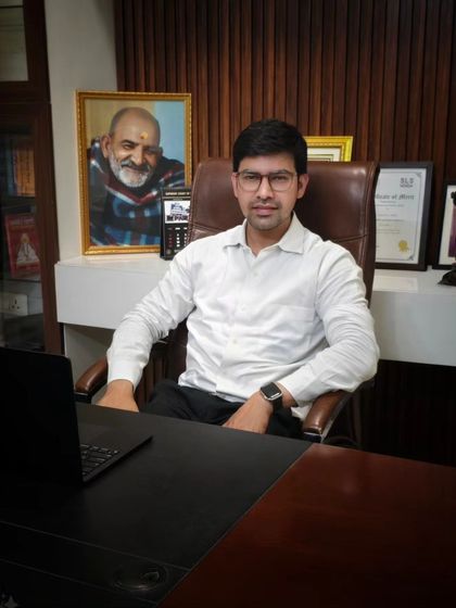 In my office, a space I've built through years of hard work. The daily grind is real, but it's what it takes to succeed in this cutthroat legal world.