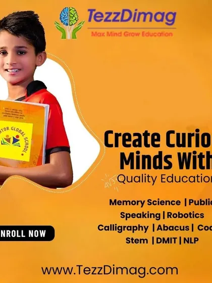 Create curious minds with quality education. Our programs like Memory Science, Public Speaking, and Coding are designed to make children more inquisitive and eager to learn.