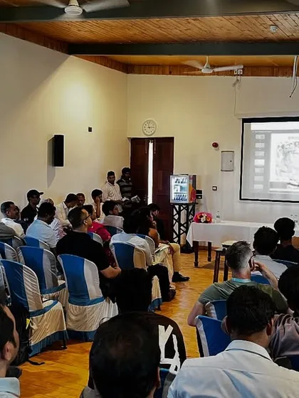 Presenting at an INSCA conference on the application of Olympic lifting across various sports. My goal in these sessions is to bridge the gap between academic research and practical, on-the-floor coaching, providing other coaches with actionable, evidence-based strategies.