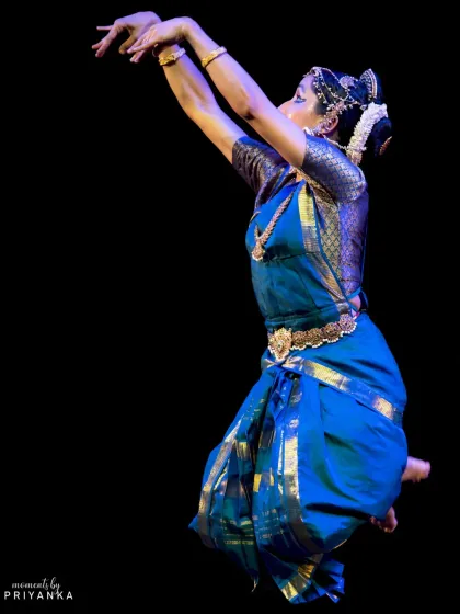 A leap of joy. This photo captures the sheer exuberance and energy that dance can express.