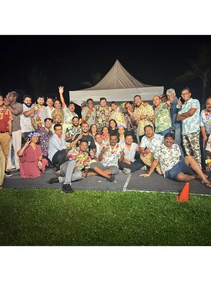 This is what it's all about. A picture with the amazing team from Tata Consumer Products after a super fun dance session at their annual offsite in Bekal. Seeing these smiles makes all the hard work worth it.