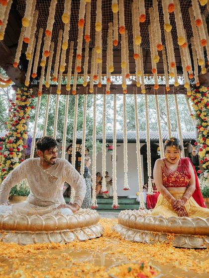 The Tales of Tradition - Wedding Planning & Design Sun-Kissed Haldi Ceremonies photo 5
