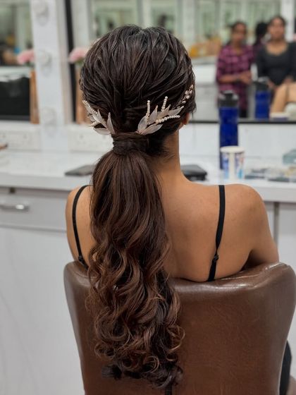 Bhavya Achar - Bridal & Occasion Styling Romantic Open & Half-Up Styles photo 47