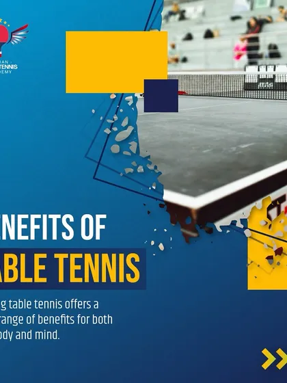 Playing table tennis offers a wide range of benefits for both the body and the mind, from physical fitness to mental acuity.