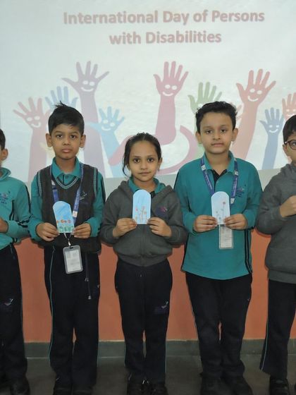 On International Day of Persons with Disabilities, our students stand together to promote a message of inclusivity. We teach our children to embrace differences and support everyone in our community.