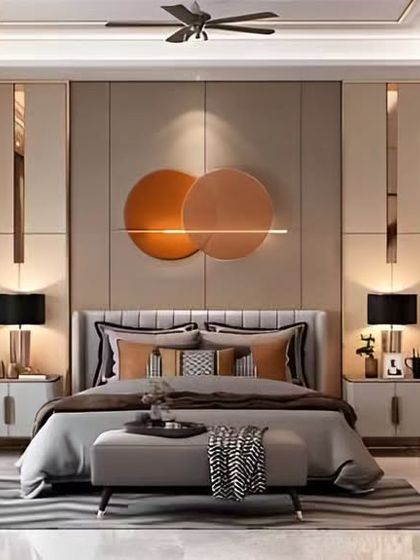 Dreaming in Colors & Textures - Modular Interiors & Room Renovation Serene Master Bedrooms photo 24