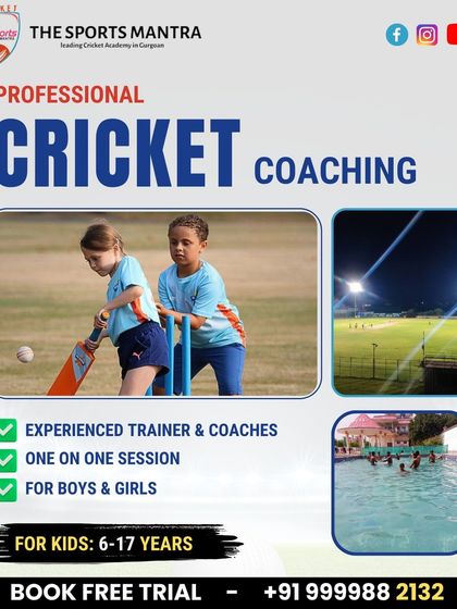Our professional cricket coaching is for boys and girls aged 6-17. The residential program includes access to our ground, swimming pool, and one-on-one sessions.