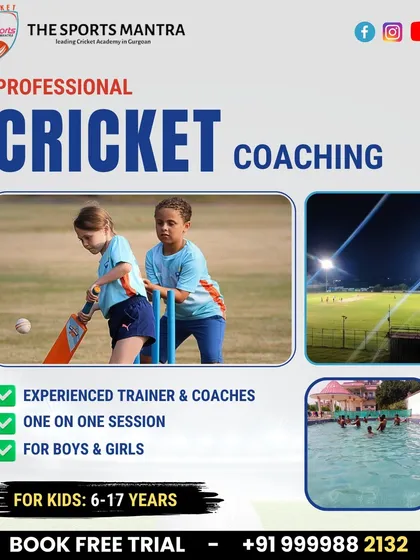We offer professional cricket coaching for boys and girls aged 6-17. Our program includes experienced trainers and one-on-one sessions to elevate your child's game.