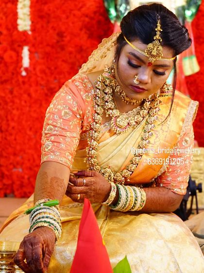 Prema - Bridal Jewellery Rental Happy Brides: Traditional Temple Jewellery photo 78