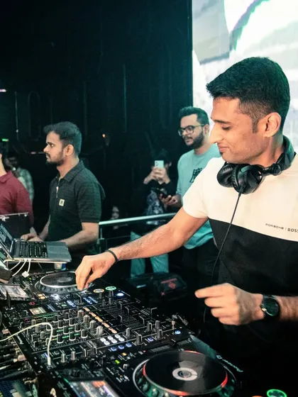 In the zone, mixing tracks for the energetic Pune crowd at Millers.