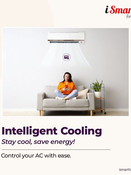 Stay cool and save energy with intelligent cooling. My systems allow you to control your AC with ease, even turning it on before you get home so you always walk into a comfortable room.
