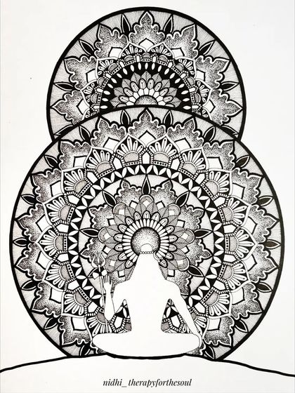 Nidhi - Custom & Fine Art Paintings Meditative Mandalas photo 32