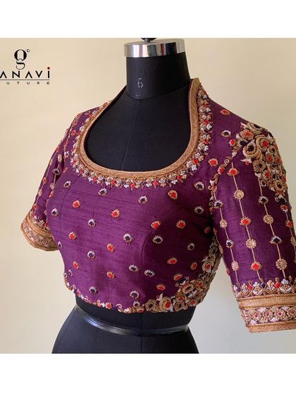 Ganavi Couture - Custom Indian Bridal & Occasion Wear Signature Hand-Embroidered Blouses photo 26