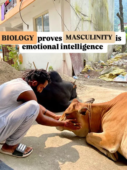 Biology proves that true masculinity is emotional intelligence. It is the capacity for steadiness, resilience, and focus.