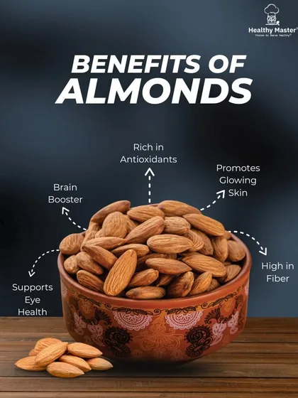 Almonds are not just snacks; they are mini wellness bombs. Packed with protein, antioxidants, and good fats, they are the perfect quick and easy snack for a busy life.