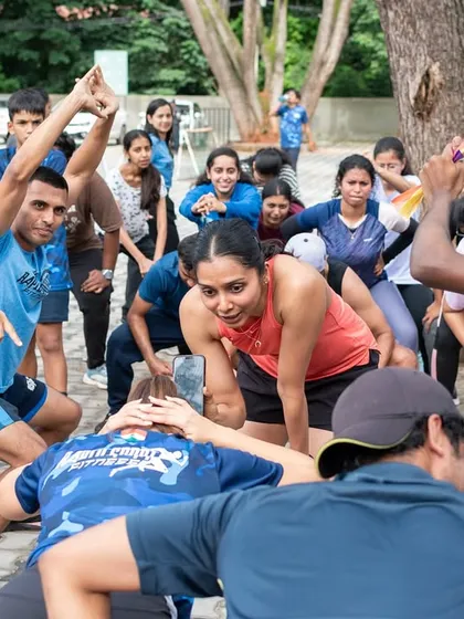 Fun and games are an essential part of our community events, building camaraderie and making fitness enjoyable for everyone.
