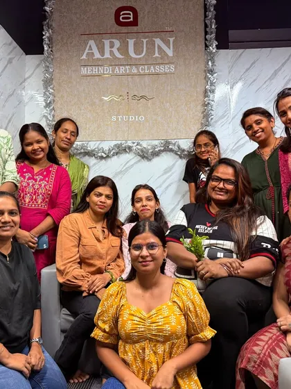Welcome to the Arun Mehndi Art family. This is more than just a classroom; it's a community of aspiring artists supporting each other's growth. We celebrate every milestone together.