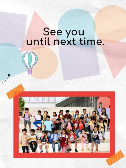 See you until next time. A happy group photo marks the end of our very first Summer Camp, a beautiful beginning filled with joy, creativity, and discovery.