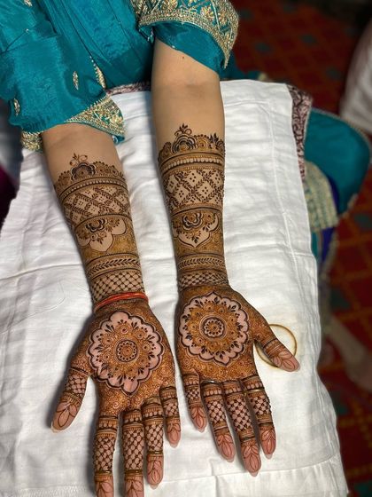 Umesh Kumar - Festival & Occasion Mehandi Intricate Rajasthani & Full Hand Designs photo 35