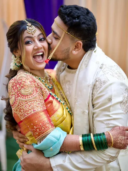 This is why I love my job. Capturing pure joy between the bride and groom is the ultimate reward. Her happy smile shows the confidence that comes from feeling her absolute best.