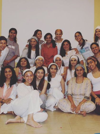 A throwback to a past Summer Solstice celebration. The energy of the group multiplies the effect of our practice, creating a powerful container for transformation.