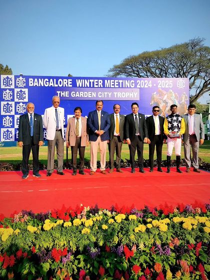 The Garden City Trophy presentation.