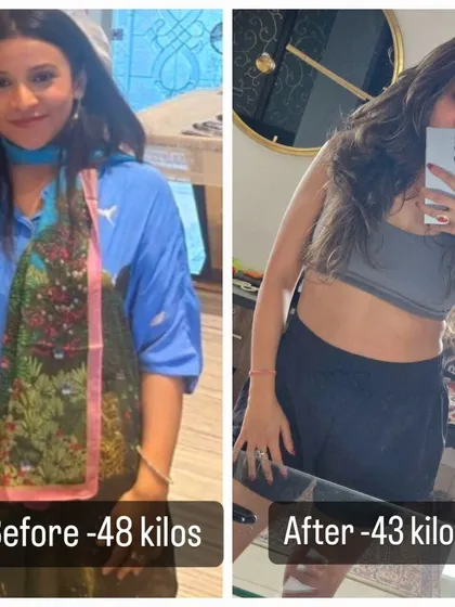 This client lost 5 kilos, breaking through a stubborn weight plateau to achieve her toning goals. I'm so proud of her dedication and results.