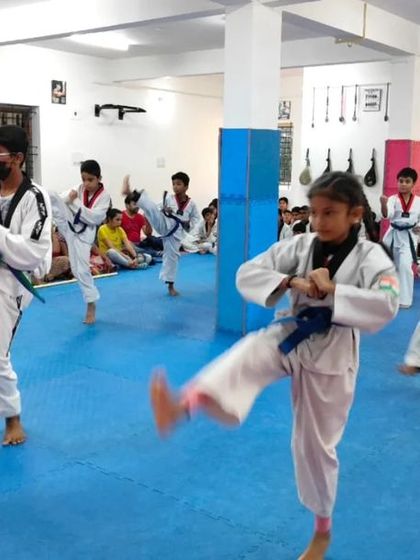 CTA Taekwondo & Fitness Clubs - Taekwondo for Kids & Teenagers Dynamic Kicking & Sparring Drills photo 39