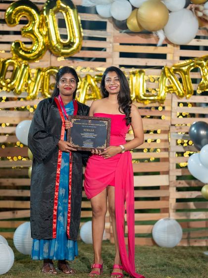 Another proud graduate from Probatch 30 receiving her certificate. I make sure to personally congratulate each student.