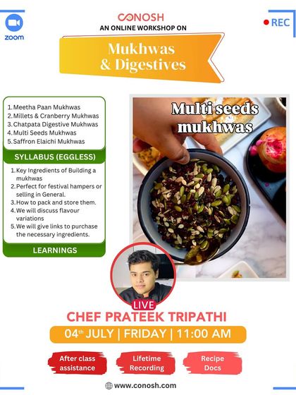 Conosh - Online Culinary Workshops Our Workshop Experience photo 12