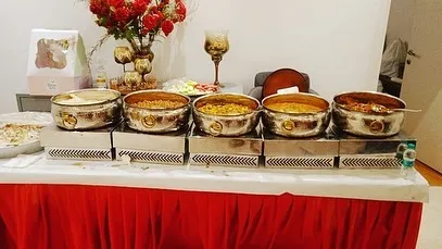 A post-hawan lunch I catered for 70 guests. I provide pure vegetarian menu options suitable for religious functions and pujas, ensuring all dietary needs are met.
