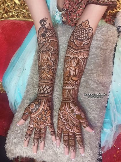 Ravi Nayak Mehndi Art - Bridal Mehndi Traditional Motifs & Designs photo 3