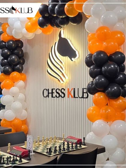 Our signature balloon arch and branding at the JP Nagar grand opening. We make sure our centers are festive and welcoming, especially during special events.