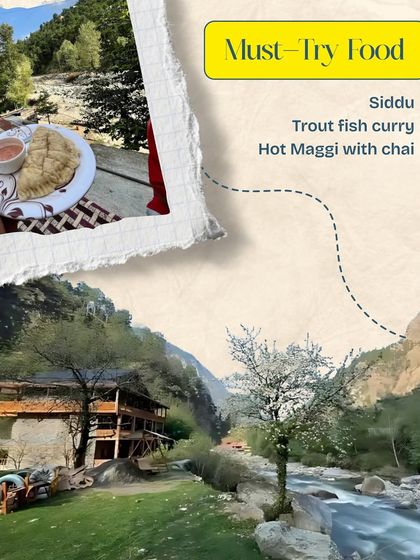 You can't visit Jibhi without trying the local food. We recommend the best places for Himachali Siddu, trout fish curry, and of course, hot Maggi with chai.