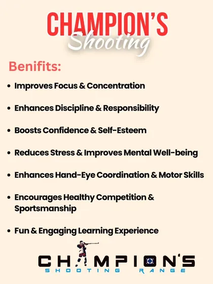 Shooting is more than just hitting a target. It's a sport that builds mental strength, enhances hand-eye coordination, and boosts confidence. These are the real benefits you take away from the range.
