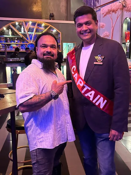 With our good friend, the Captain of Adam Exports. We've done many memorable events for him and his family, and we're grateful for the continued support.