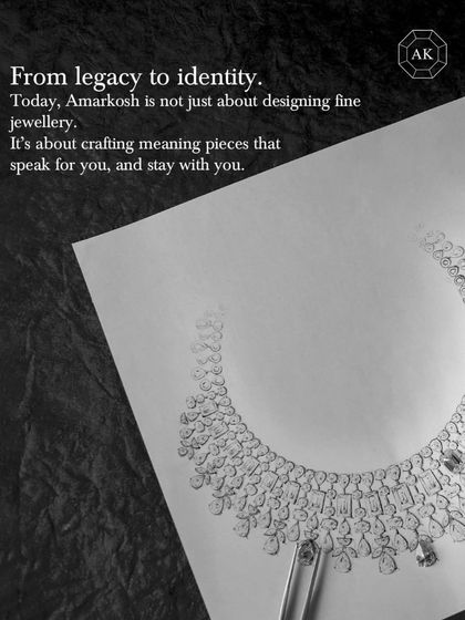 From legacy to identity. Today, Amarkosh is not just about designing fine jewellery. It’s about crafting meaningful pieces that speak for you, and stay with you.
