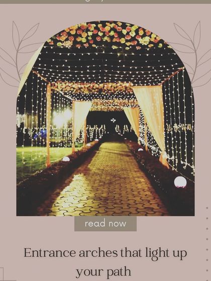 Weddings by Sharmilla Shah - Full-Service Wedding Planning Grand Entrances & Pathways photo 6