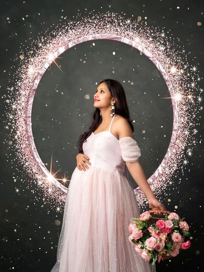 Anitha - Maternity Photography Glamorous Gown Portraits photo 12