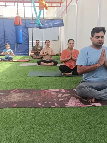 After all the movement, we find stillness. A few moments of meditation and prayer in our outdoor class helps to calm the mind and connect with ourselves. This is where the real magic of yoga happens.