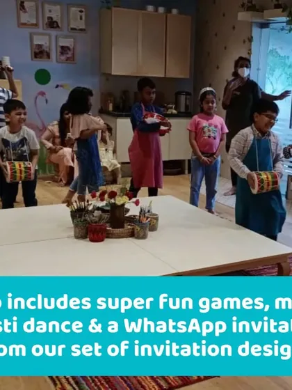 Our birthday parties always include super fun games, music, and dance. It's all about creating a festive and interactive celebration.