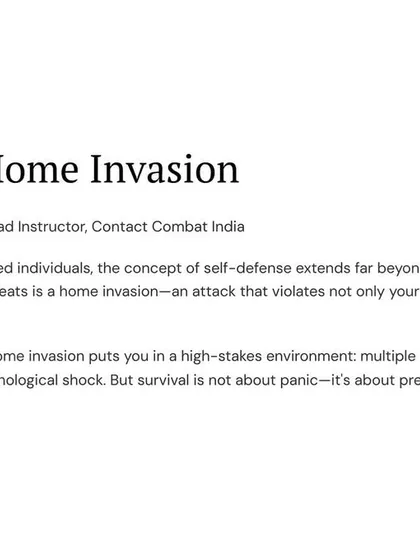 Self-defense extends beyond the street and into your home. A home invasion is a high-stakes environment involving loved ones, limited space, and psychological shock. Survival is about preparation, not panic.
