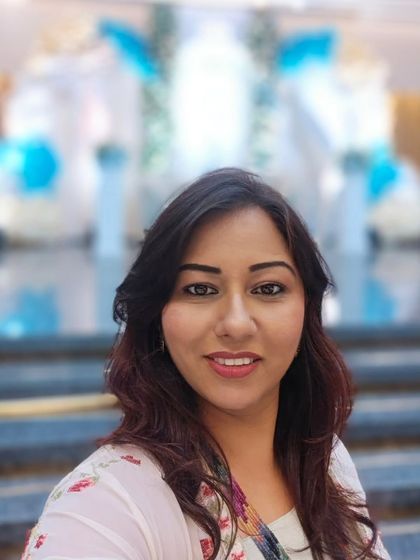 A happy selfie before the event begins. Capturing the excitement and good vibes.