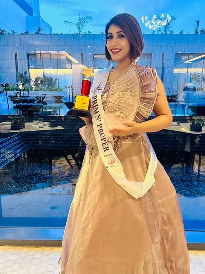 We are so proud of our client Sujata, who set the stage on fire and won hearts at the Mrs. India Pride Of Nation pageant! We had the honor of choreographing her winning performance. It shows that we can prepare you for any big stage, not just weddings.